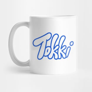 Newjeans new jeans Tokki bunnies fan name blue typography | Morcaworks Mug